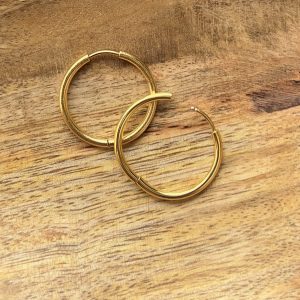 Créoles rondes fines